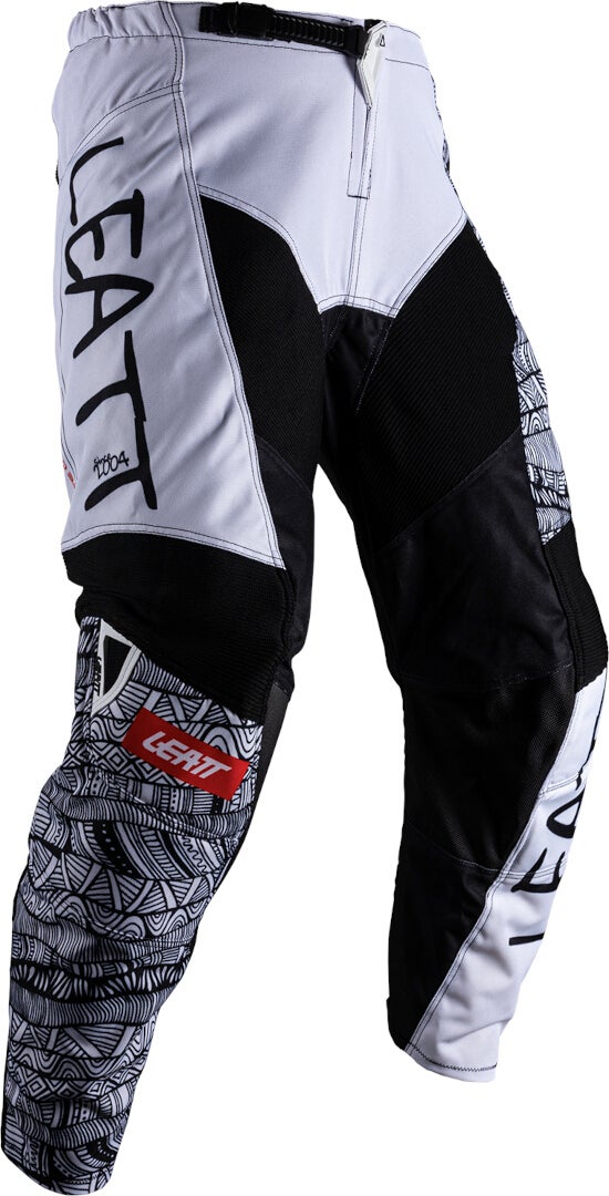 Leatt 3.5 Ride Kit Mosaic 2025 Set Maglia e Pantaloni Motocross bianco/nero/rosso XL Figura 4