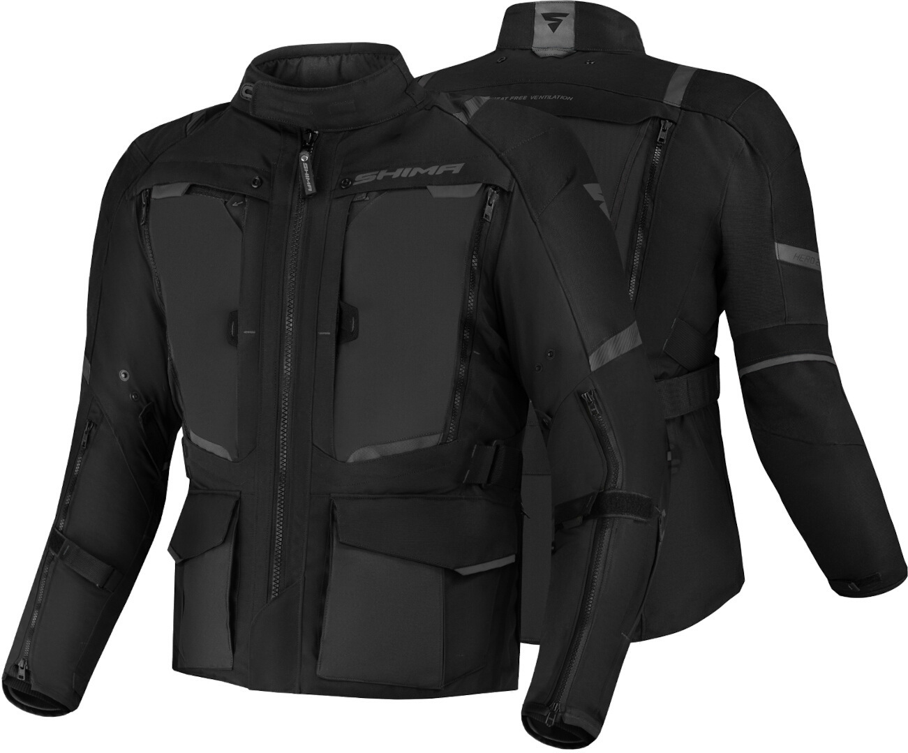 SHIMA Hero 2.0 waterproof Motorcycle Textile Jacket black M Figure 3