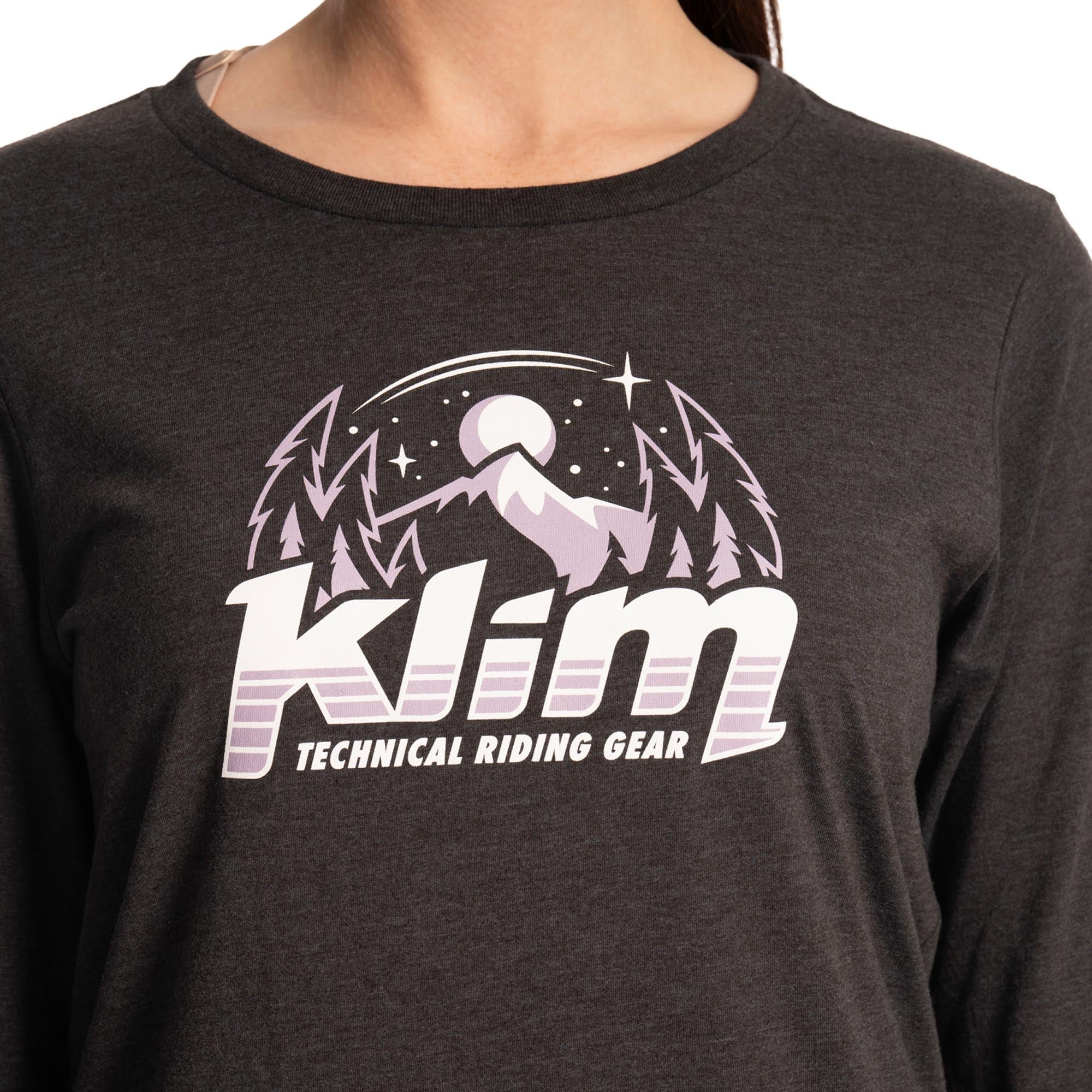Klim Estelle Tri-Blend Damen Langarmshirt schwarz L Abbildung 2