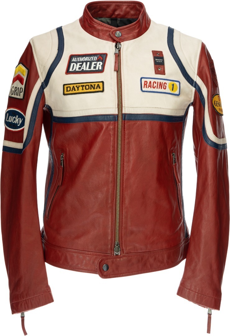 Blauer USA Anderson Jaqueta de couro vermelho S Figura 1