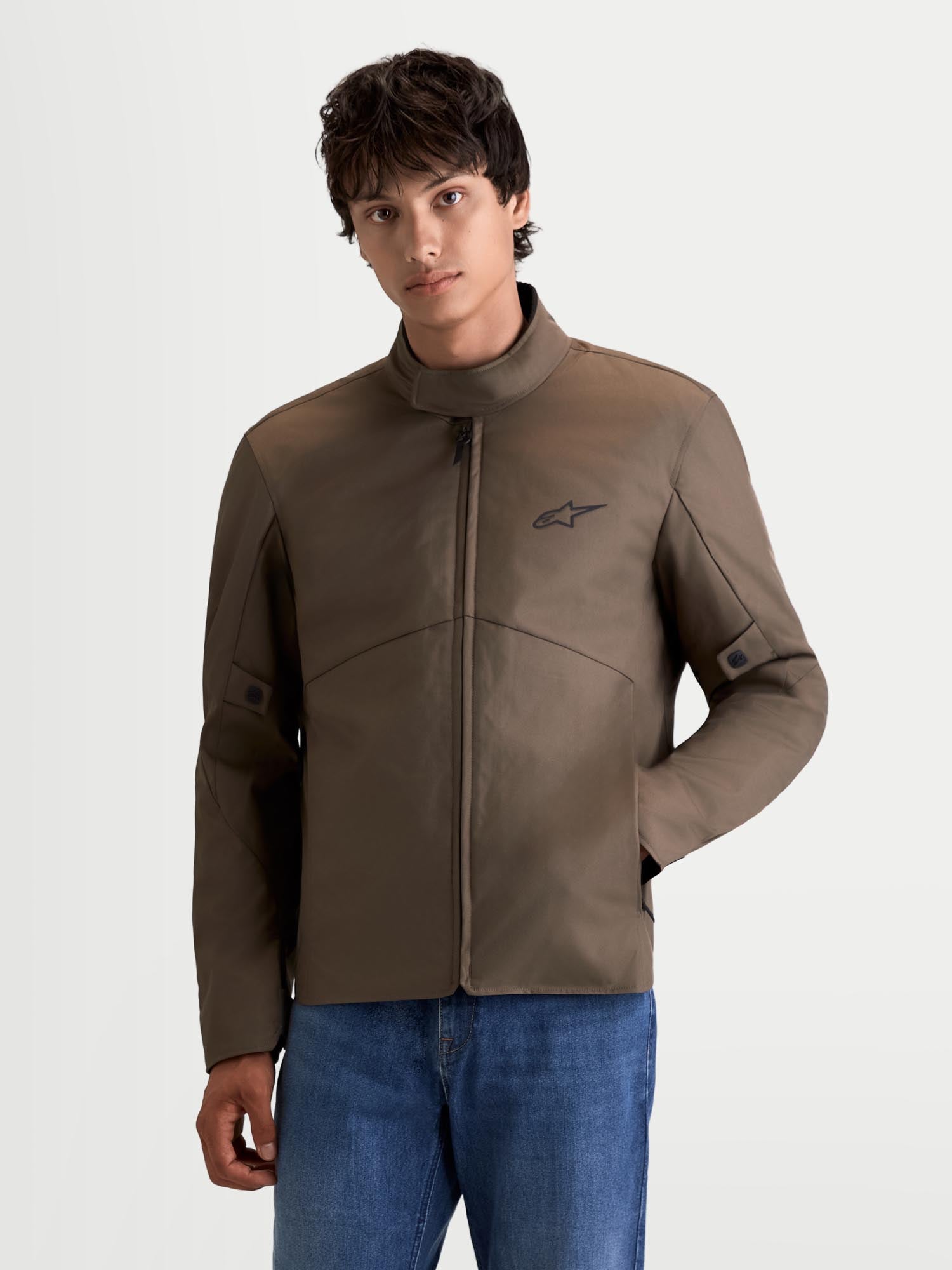 Alpinestars C-1 Veste textile moto imperméable Marron/Noir 3XL Figure 4