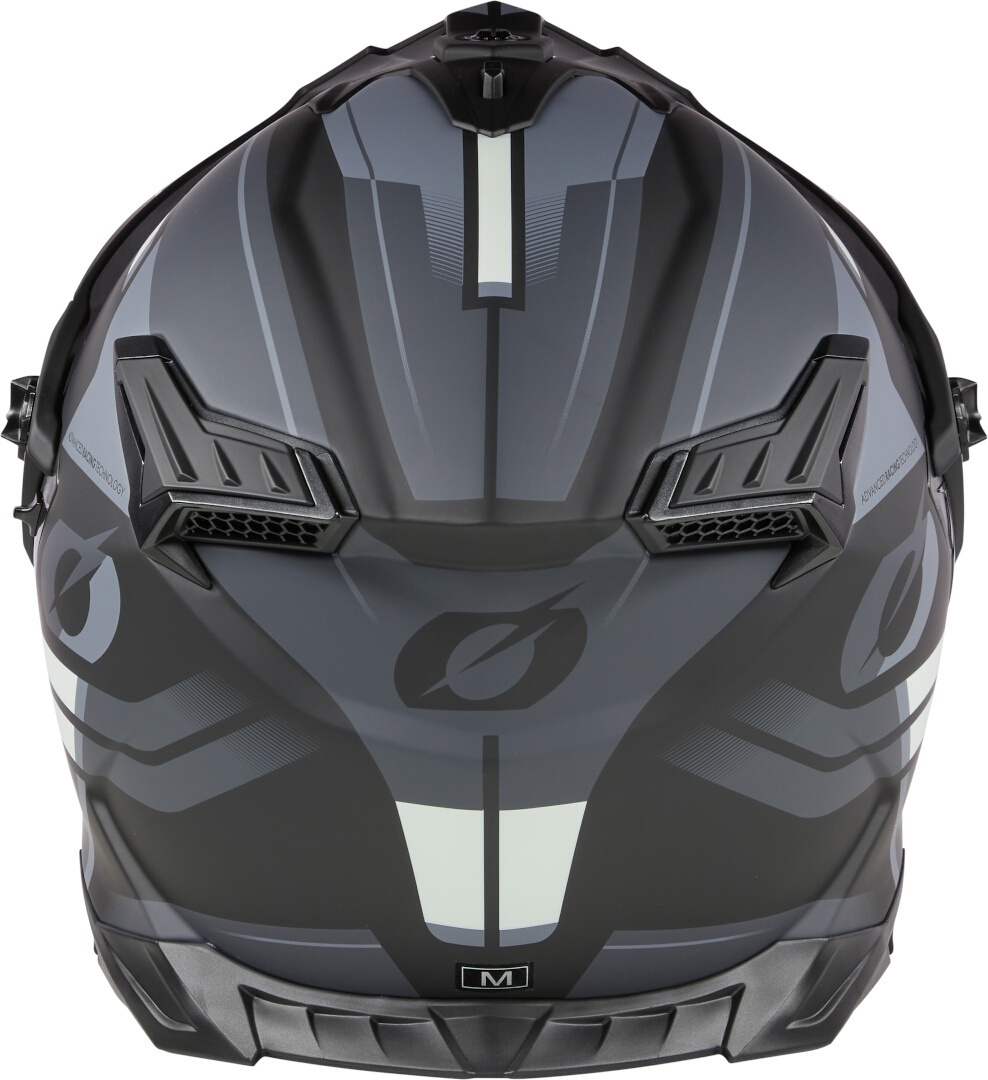 Oneal A-SRS Spike Cască de motocross Negru mat/gri/alb S Figura 3