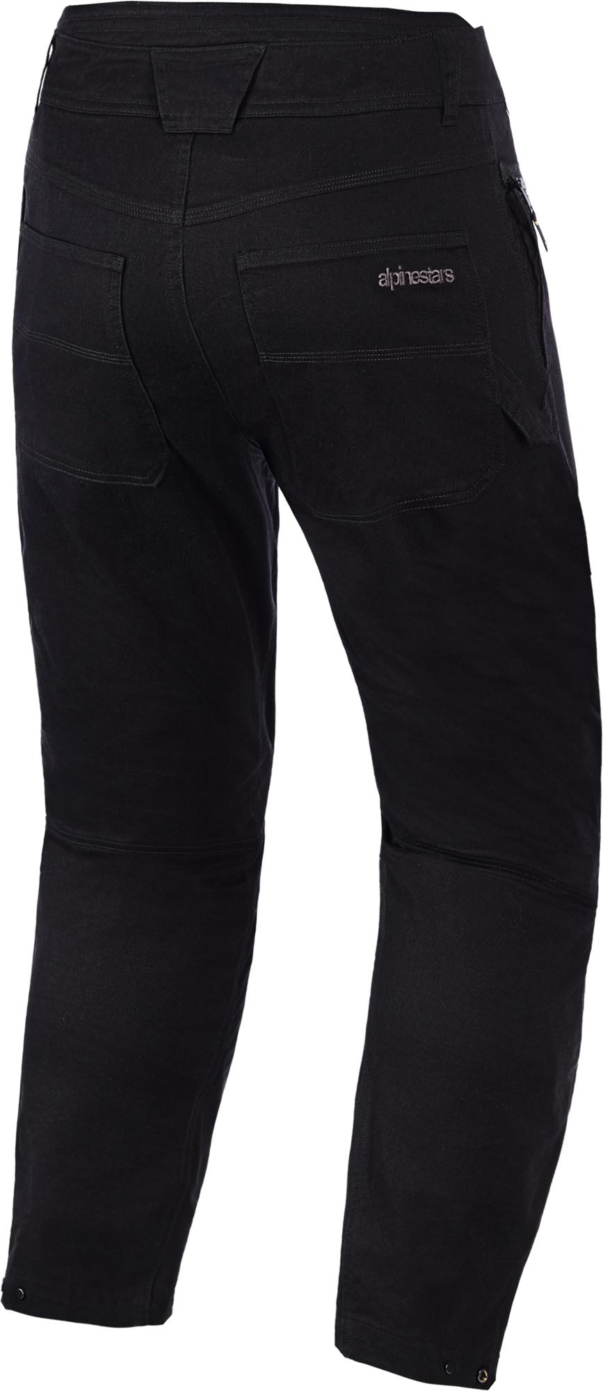 Alpinestars Flex-Ast Canvas Motorcycle Textile Pants black Short S Figure 2