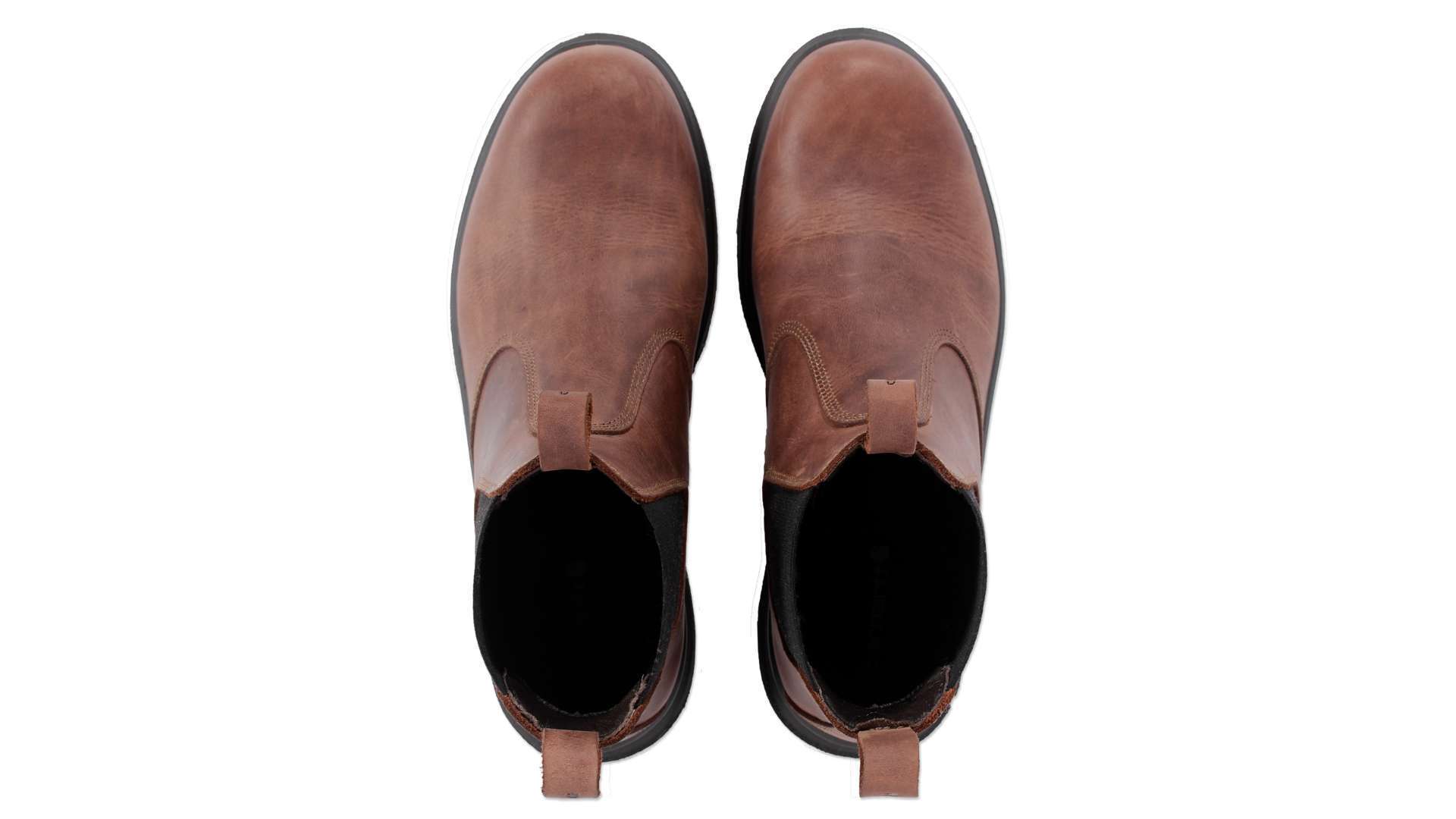 Side view of Carhartt Chelsea Rugged Flex S3 Boots