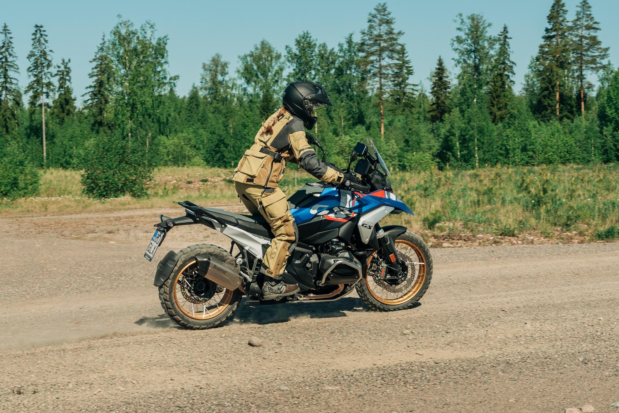 Rukka VentuRina vandtæt dame motorcykel tekstiljakke Khaki 48 Figur 6