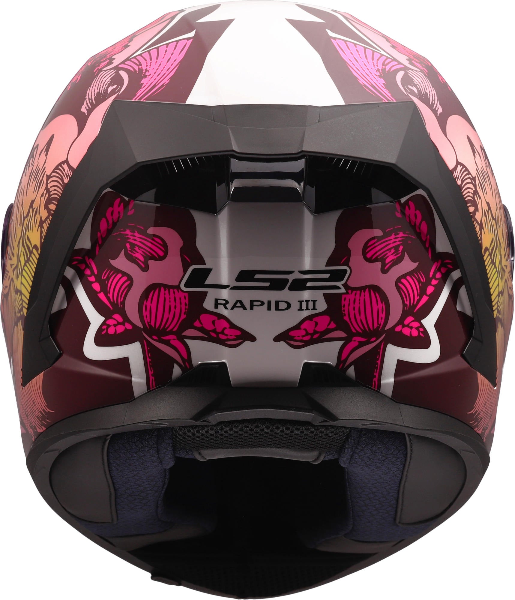 LS2 FF820 Rapid III Poppies Helmet white/hotpink L (59/60) Figure 4