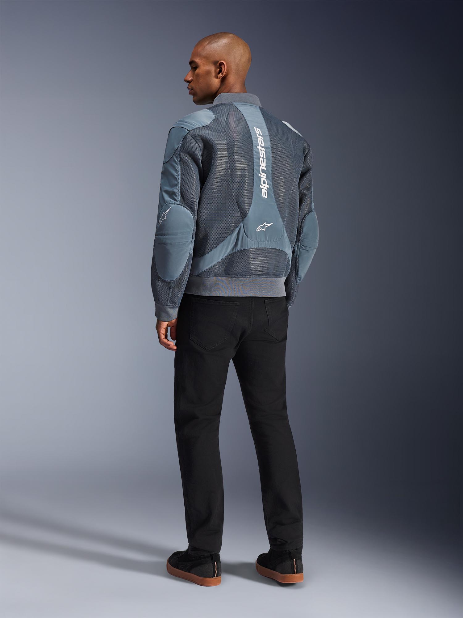 Alpinestars Flight Air Motorcycle Textile Jacket grey/blue S Figure 5