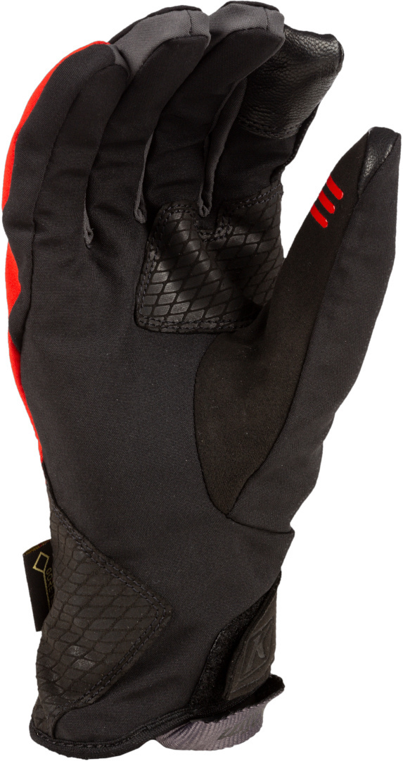 Klim Inversion Gore-Tex Motorcykel Handsker sort/rød 3XL Figur 2