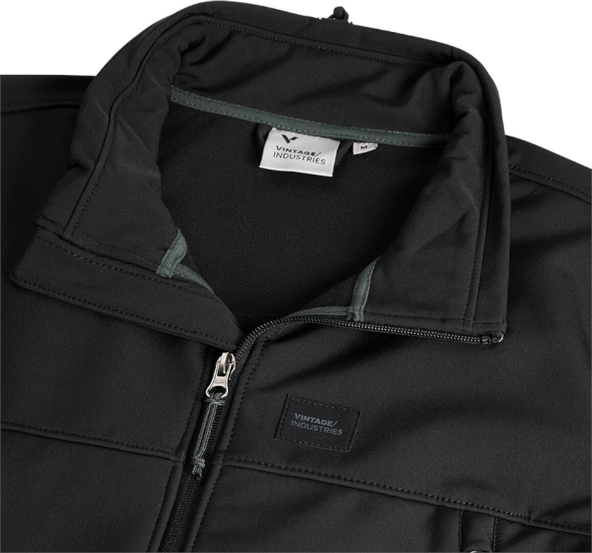 Vintage Industries Kevin Softshell Veste imperméable noir XL Figure 4