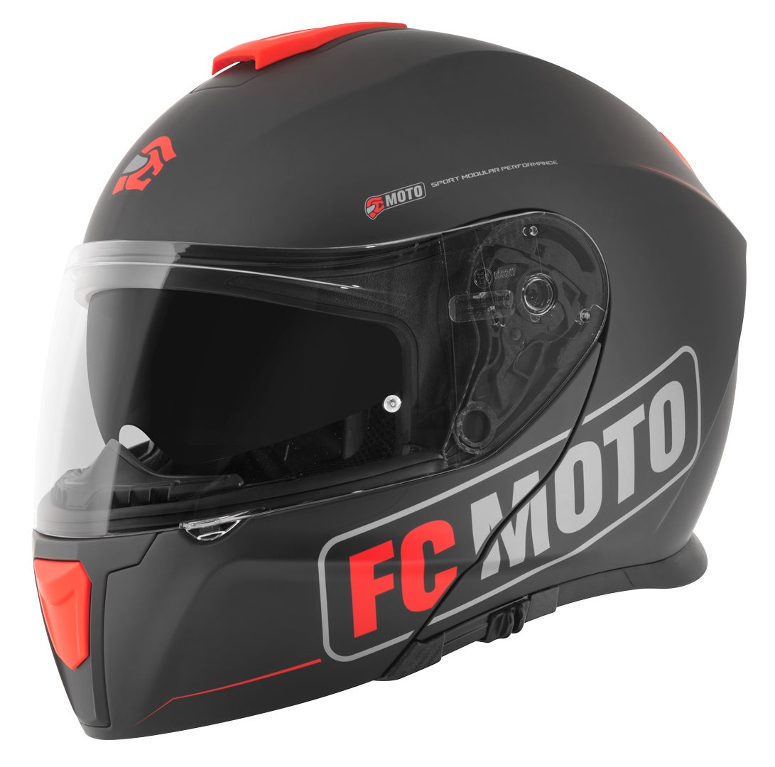 FC-Moto Novo Straight Casco nero/rosso M (57/58) Figura 3