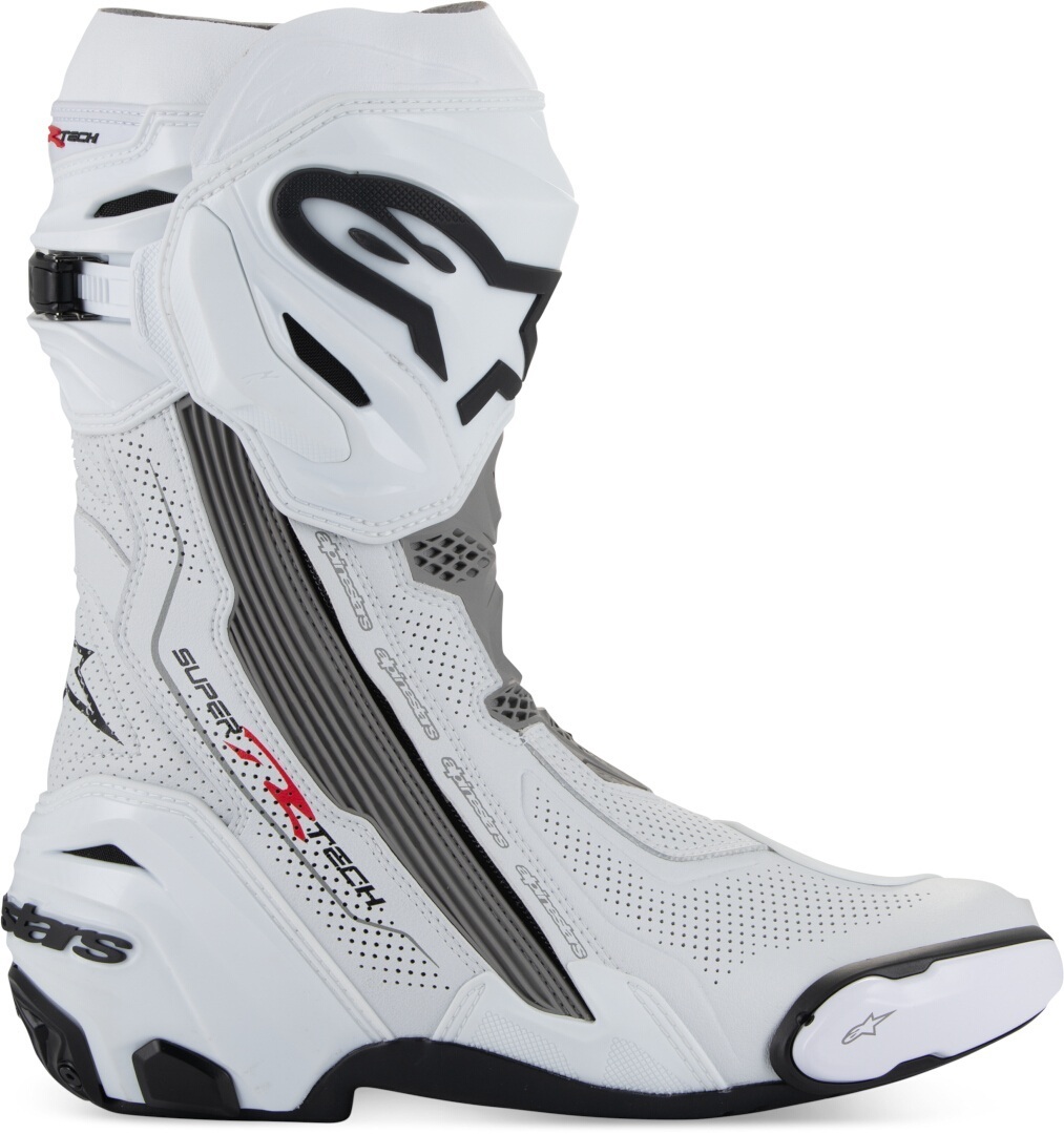 Alpinestars Supertech R Vented Motorcycle Boots white/grey 43 Figure 4