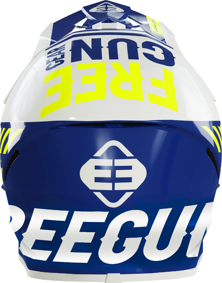 Freegun XP4 Danger Cască de motocross Albastru/Alb XS (53/54) Figura 2