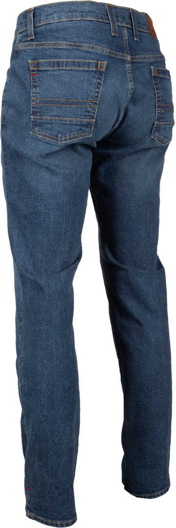 Klim K Forty 3 Tapered Stretch Denim Jeans da moto blu Long 34 Figura 2