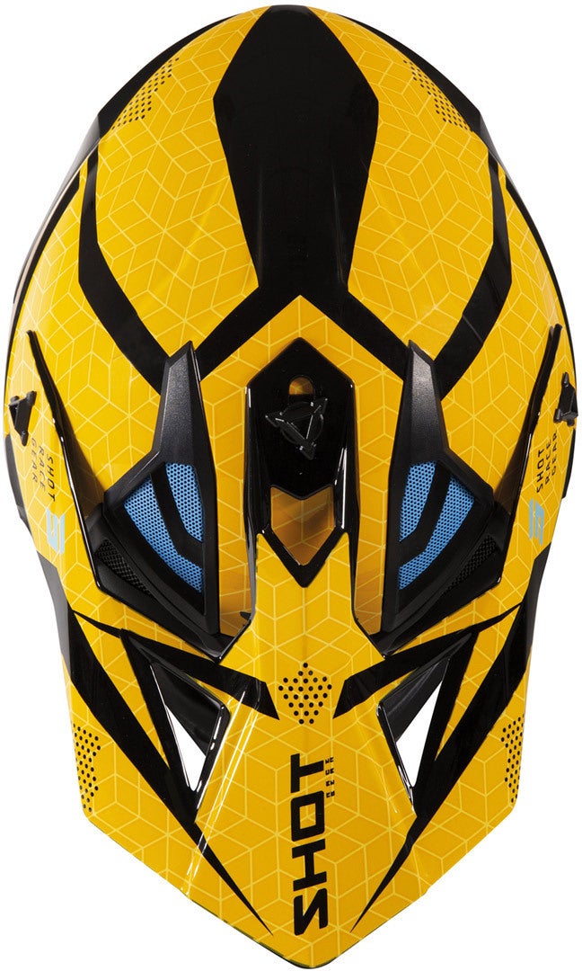 Shot Lite Core Casco Motocross nero/giallo L (59/60) Figura 2