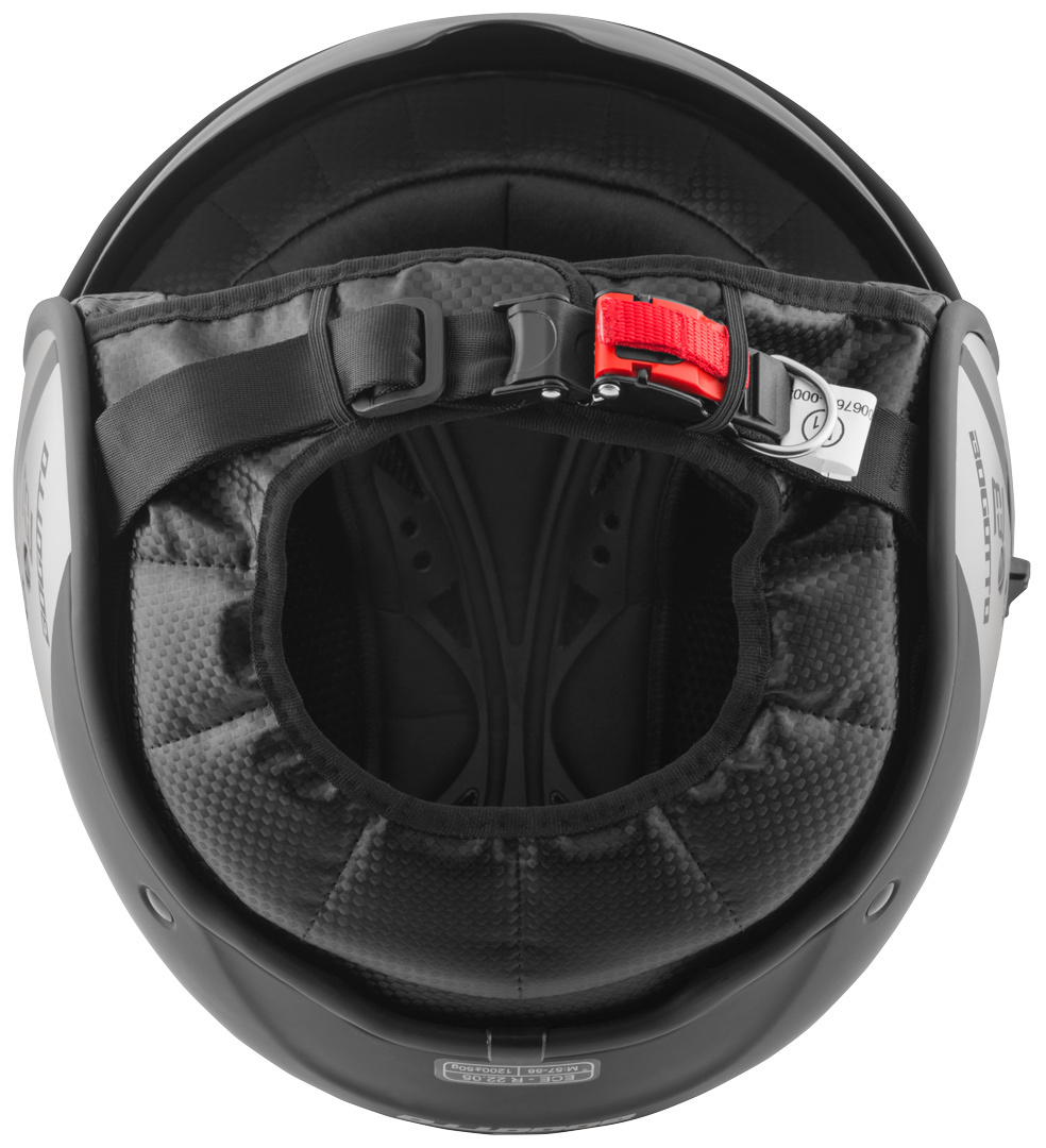 Bogotto V595 Sierra Cască cu reacție Negru mat/gri M Figura 2