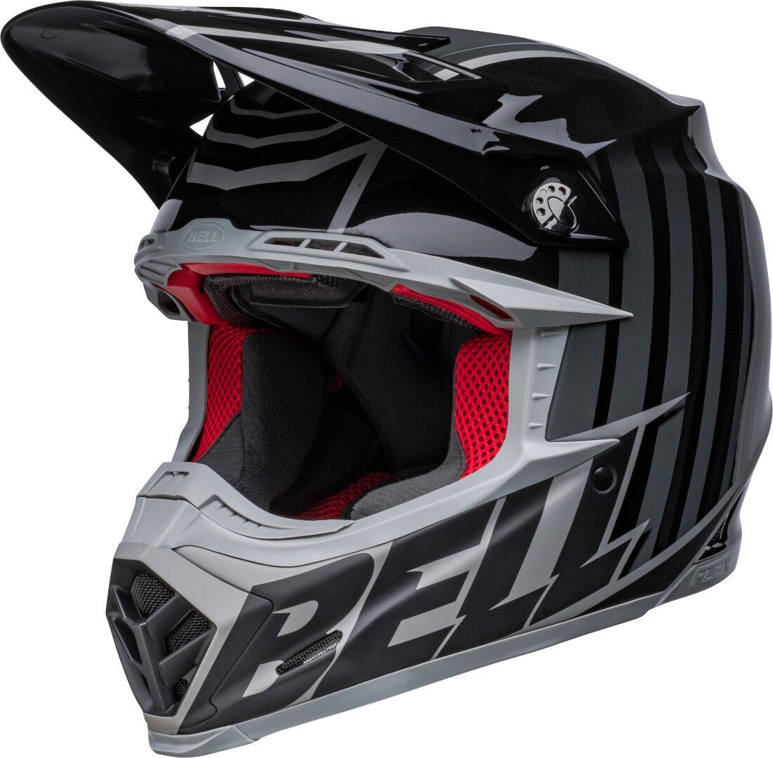 Bell Moto-9S Flex Sprint Motocross hjelm sort/grå L Figur 3