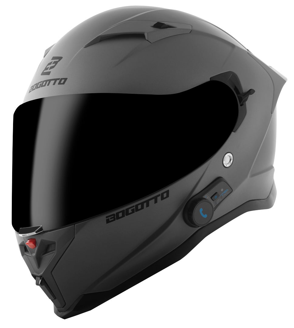 Side view of Bogotto H153 BT Bluetooth Helmet