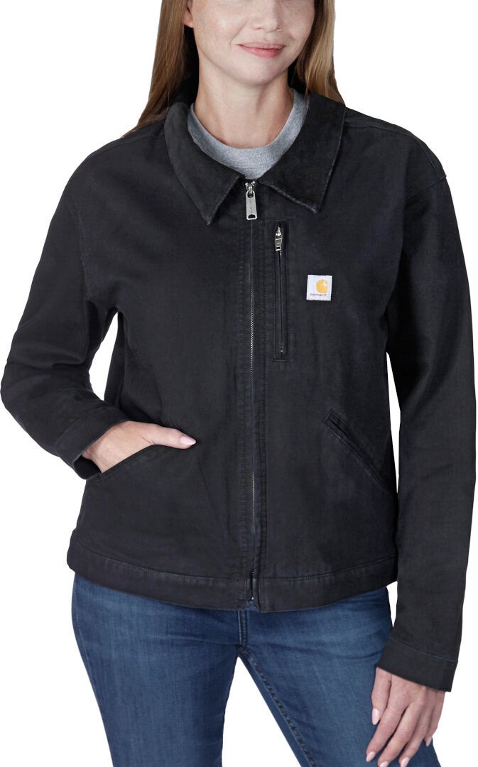 Carhartt Rugged Flex Relaxed Fit Canvas Detroit Giacca da donna nero M Figura 7