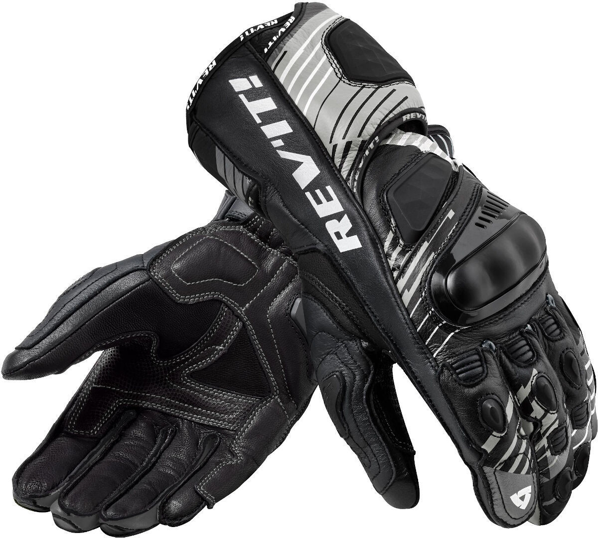 Revit Apex Motorcycle Gloves black/white M Figure 1