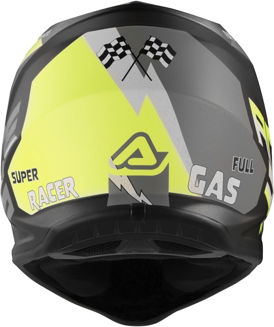 Acerbis Profile Casco da motocross per ragazzi nero opaco/giallo Y/S (49/50) Figura 7