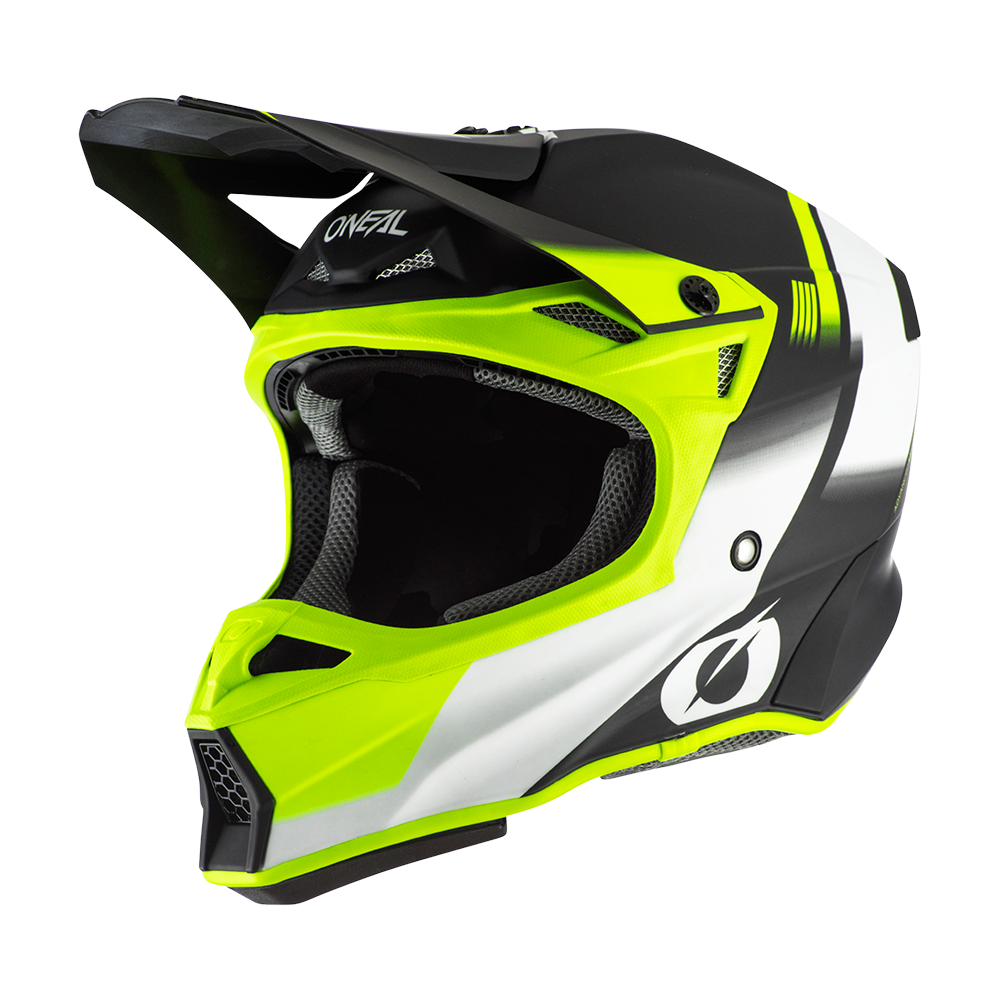 Oneal 10Series Hyperlite Blur Motorcross helm Zwart/Geel M (57/58) Figuur 1