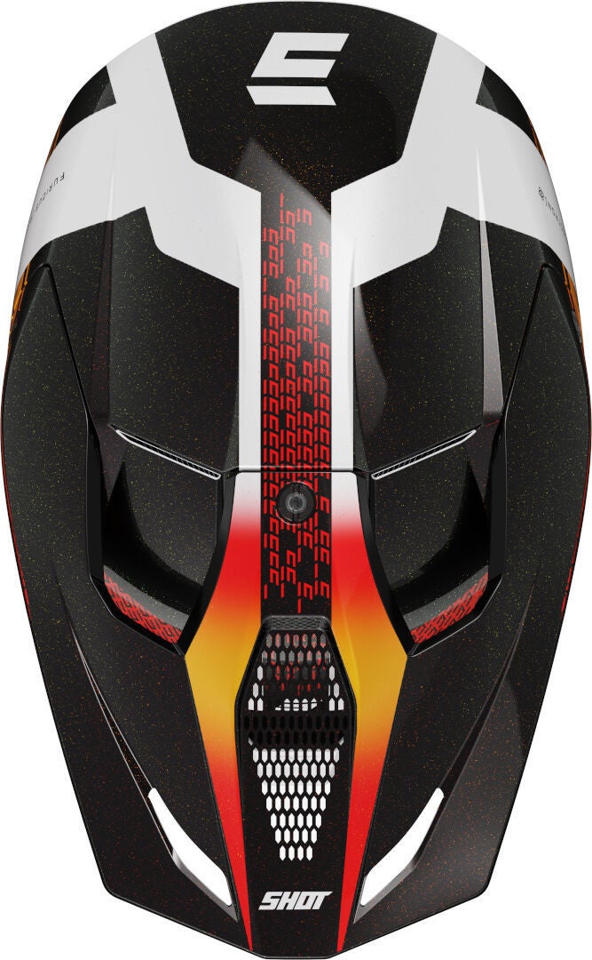 Shot Furious Electron Casque de motocross orange/blanc L (59/60) Figure 2