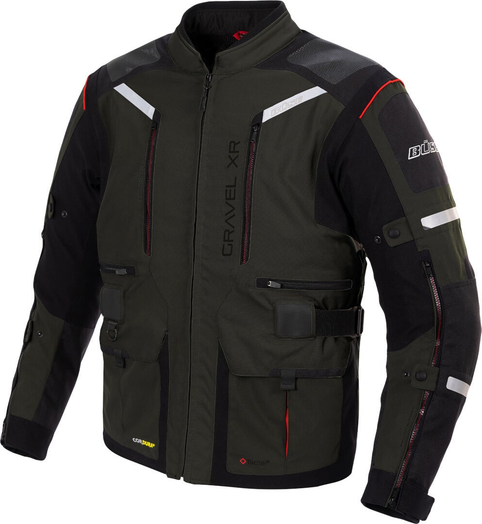 Büse Gravel XR Waterproof Motorcycle Textile Jacket anthracite 52 Figure 1
