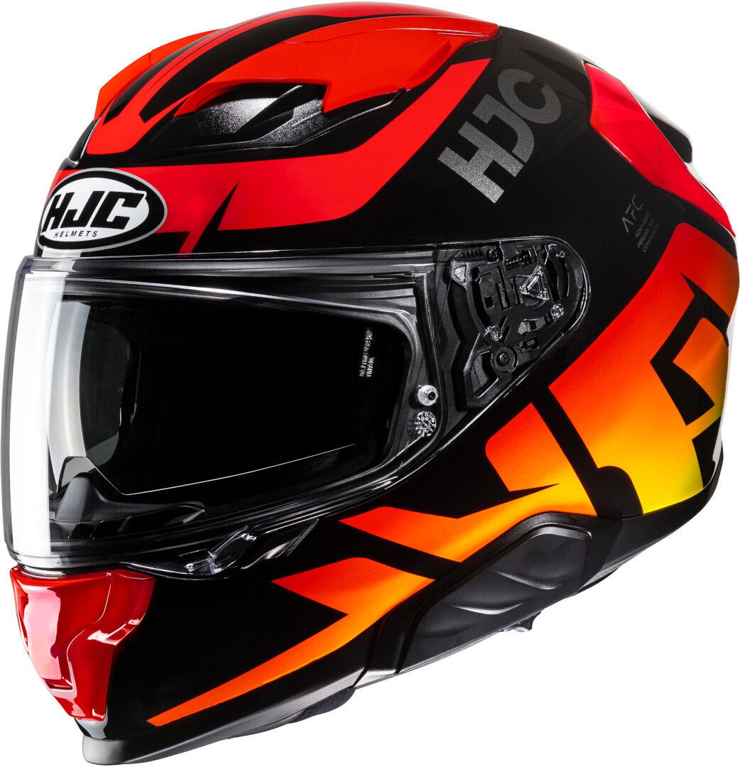 HJC F71 Bard Casco nero/rosso/giallo M (57/58) Figura 1