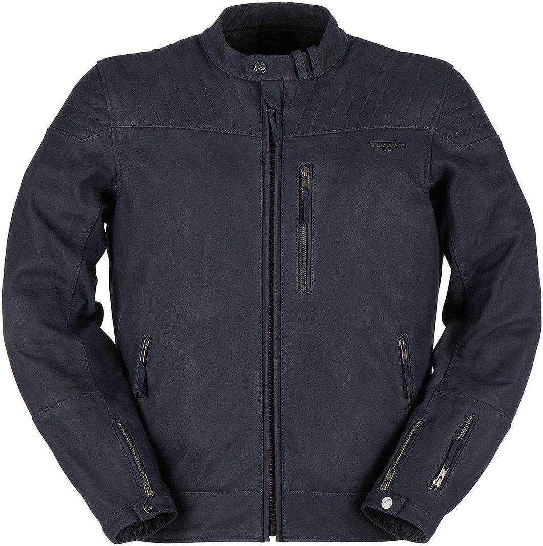Furygan Clint Evo Motorcycle Leather Jacket blue XL Figure 1