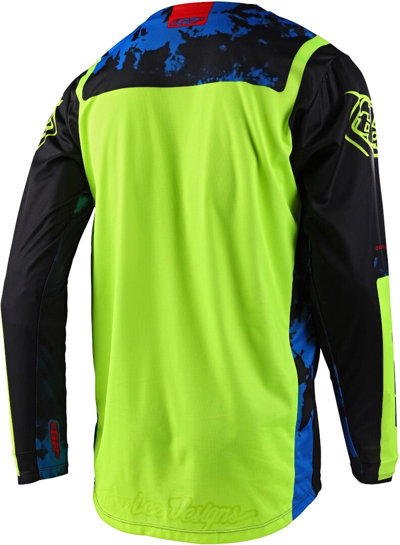 Troy Lee Designs GP Astro 2022 Motocross trøje sort/gul M Figur 2