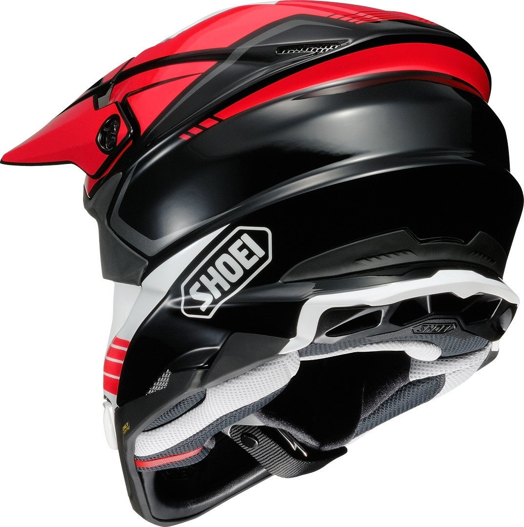 Shoei VFX-WR 06 Jammer Casco Motocross nero/bianco/rosso S (55/56) Figura 3