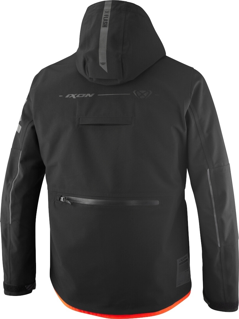 Ixon Square waterproof Motorcycle Textile Jacket black/red M Figure 2