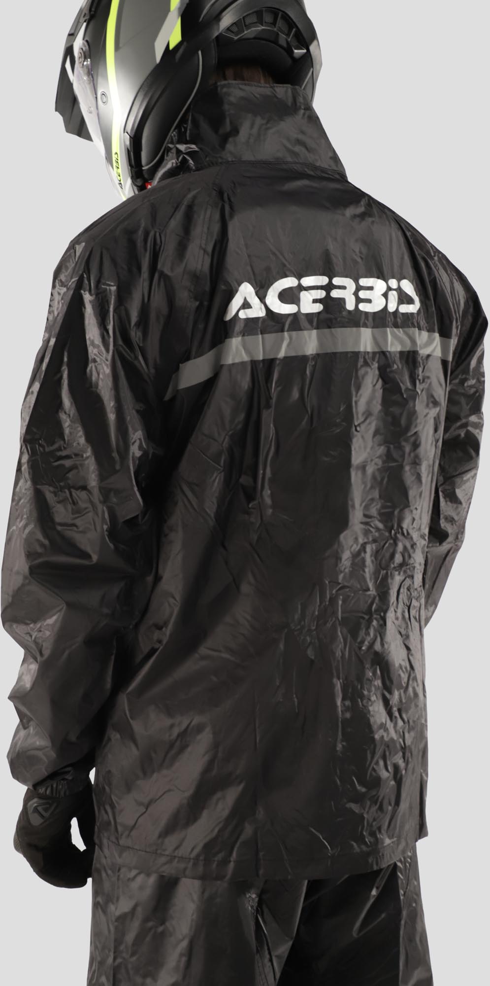 Side view of Acerbis Line Mono Two Piece Motorcycle Rain Suit