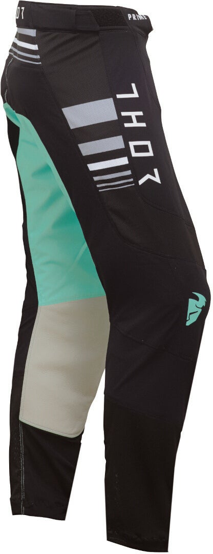 Thor Prime Blaze Ladies Motocross Pants black/green 3/4 Figure 2
