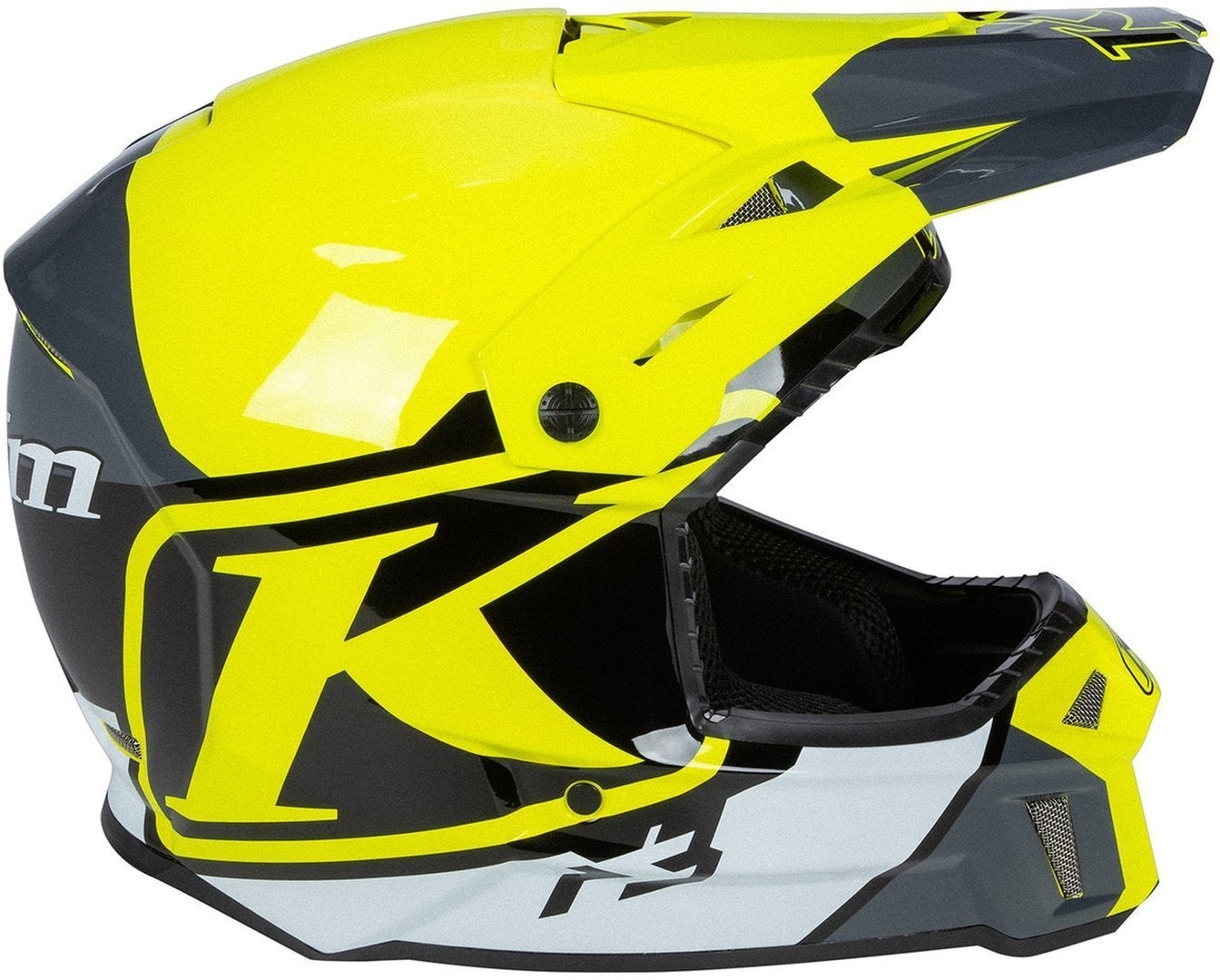 Klim F3 Disarray Motocross Helmet yellow/black/white XXXL (64/65) Figure 5