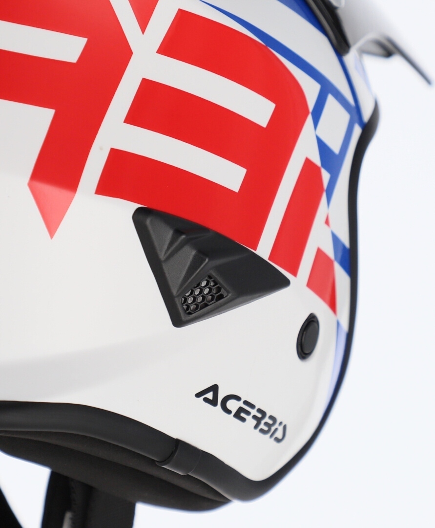 Acerbis Aria Sport Jet hjälm vit/blå/röd XL (60) Figur 5