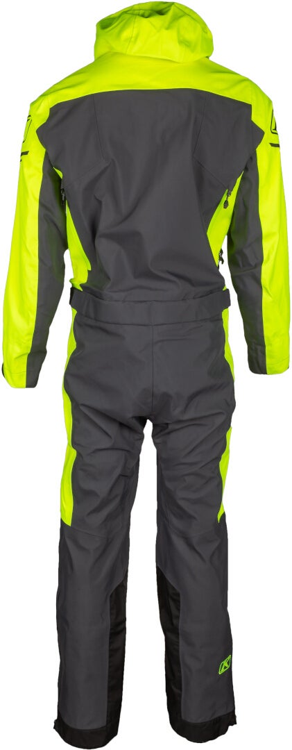 Klim Lochsa One Piece Snowmobile Suit grey/neon yellow Short L Figure 4
