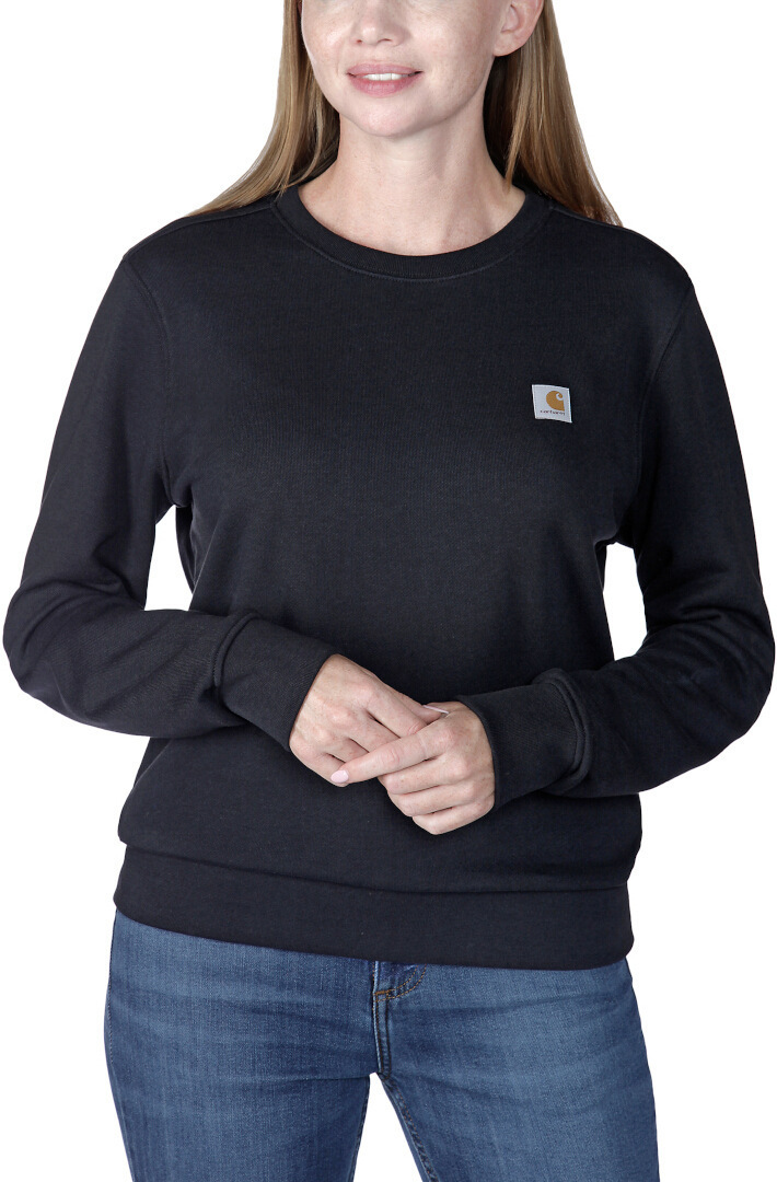 Carhartt Relaxed Fit Midweight French Terry Crewneck Hanorac pentru femei negru L Figura 2