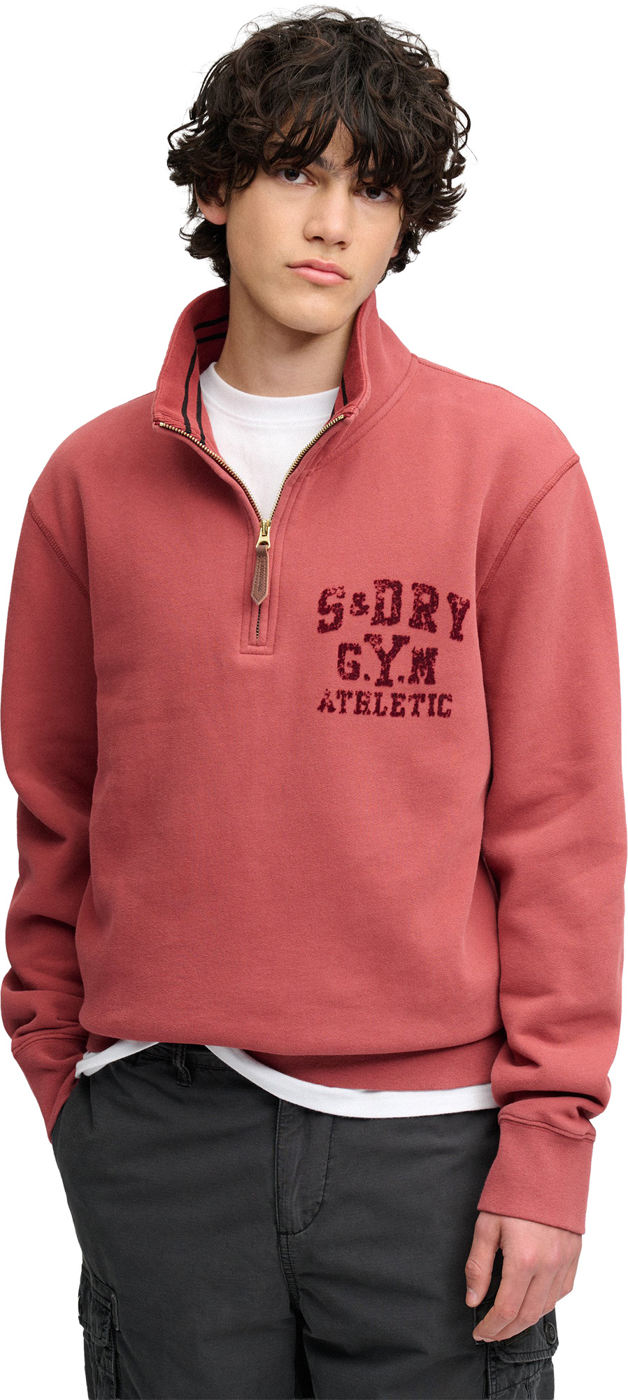 Superdry & Co Tonal Sweatshirt red S Figure 1