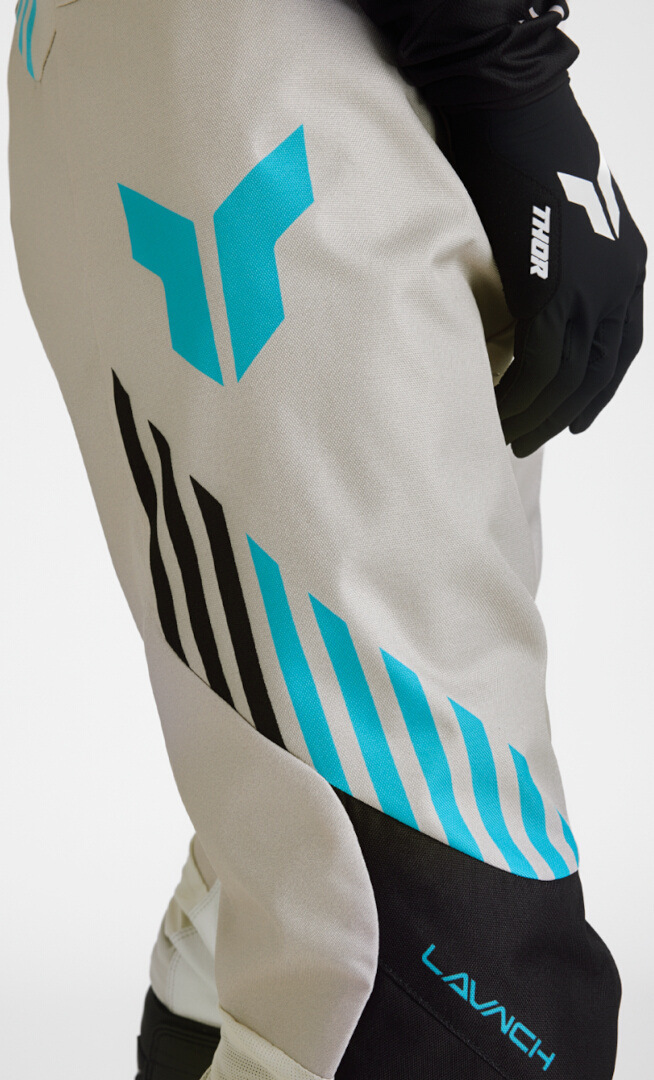 Thor Launchmode Zone Pantaloni da motocross nero/beige 44 Figura 10