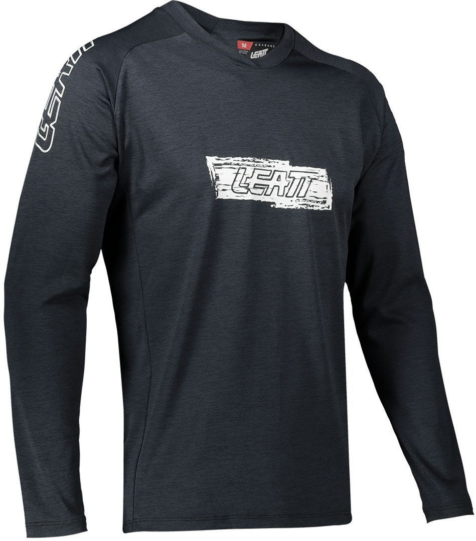 Leatt DBX 2.0 MTB LS Logo Cykel Jersey Sort M Figur 1