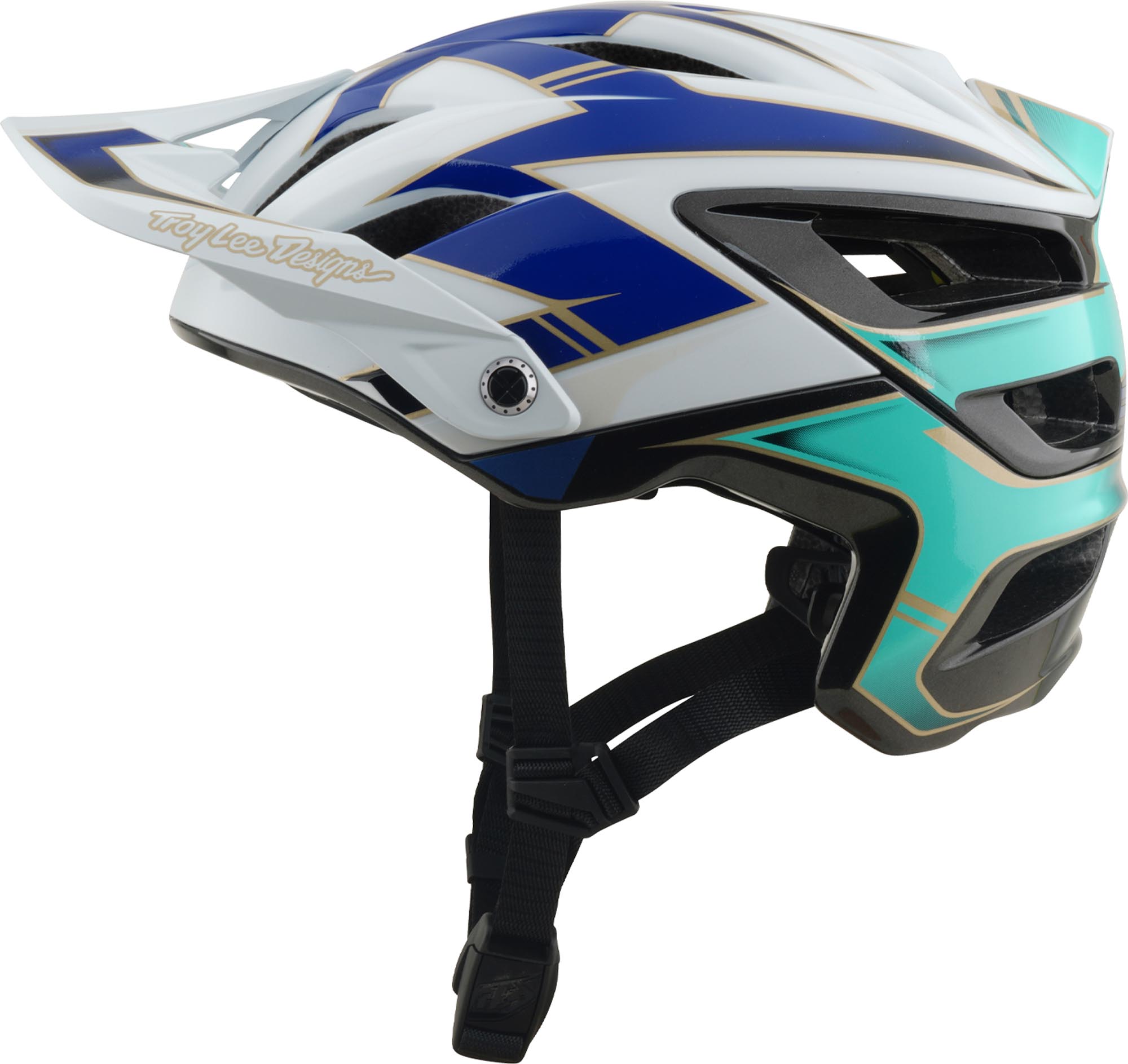 Troy Lee Designs A3 MIPS Electra Fietshelm wit/blauw/groen M-L (57/59) Figuur 7