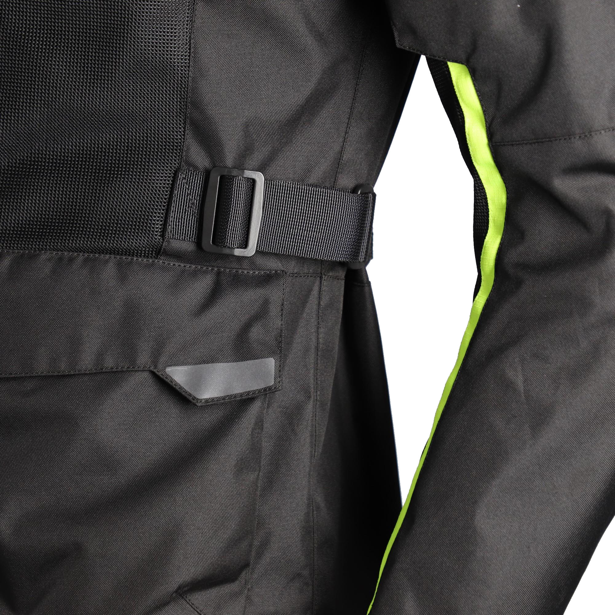 Acerbis Ramsey Vented Long Motorcycle Textile Jacket black/yellow XXL Figure 6