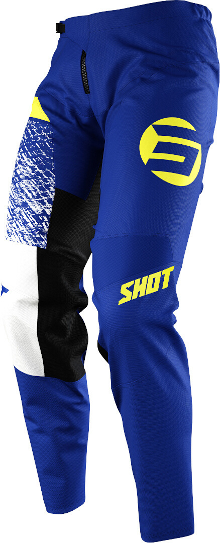 Shot Devo Roll Motocross Pants blue/yellow 38 Figure 1