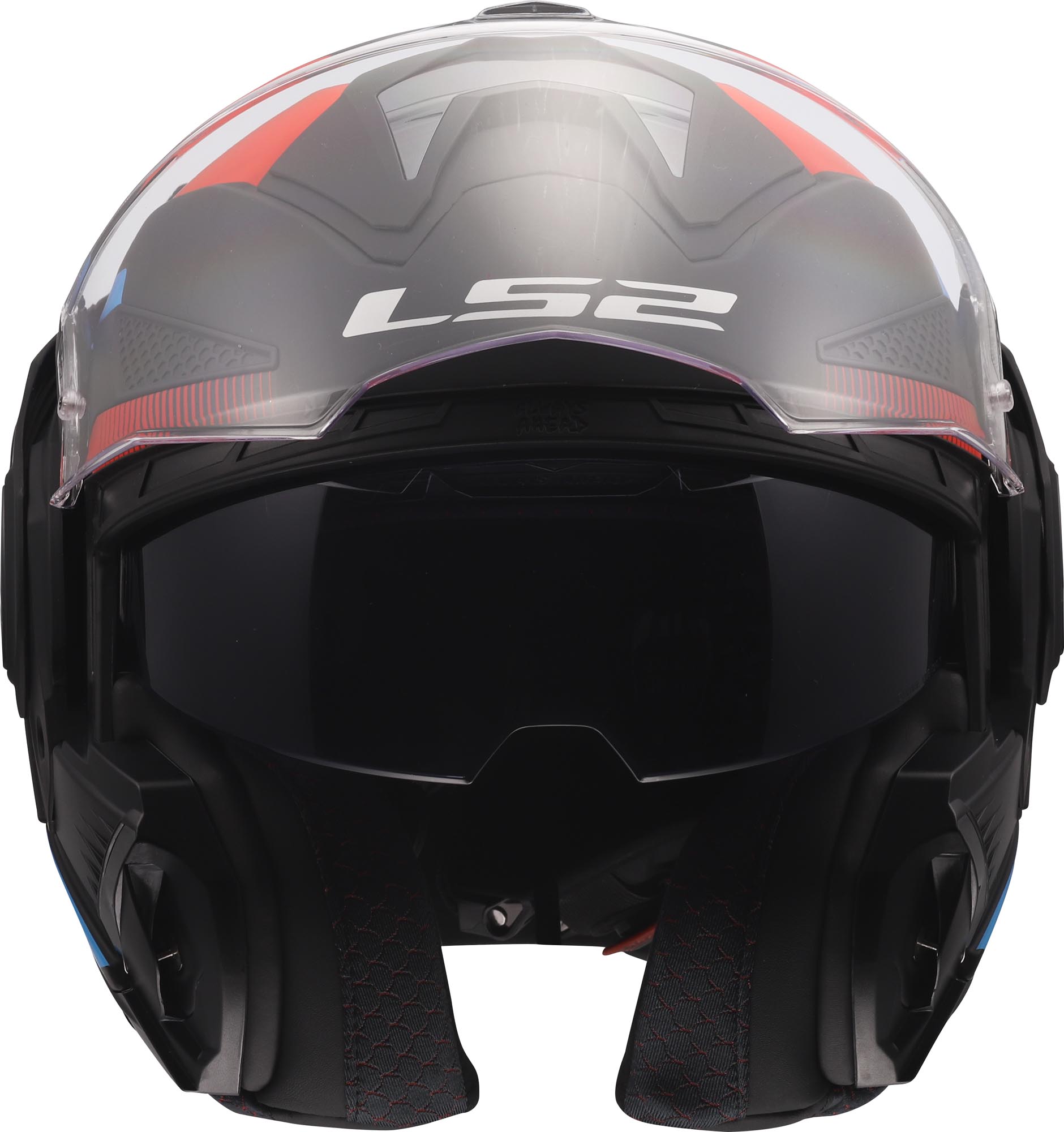 LS2 FF901 Advant X Nova Klapphelm schwarz/rot/blau M (57/58) Abbildung 9