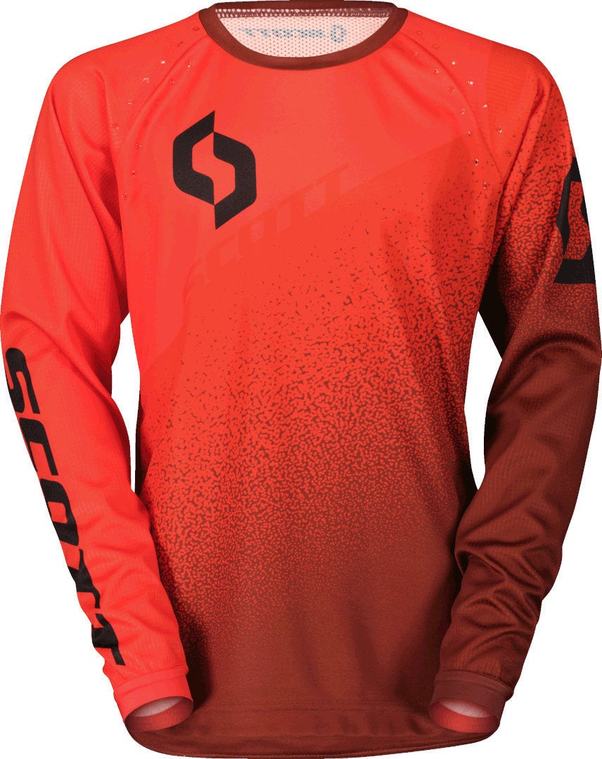 Scott 350 Dirt Evo 2023 Motocross trøje rød/sort L Figur 1