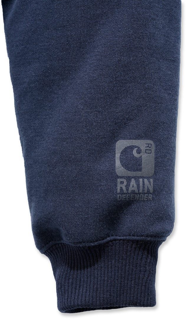 Carhartt Sherpa-Lined Midweight Full-Zip Sweatshirt Navyblå L Figur 4