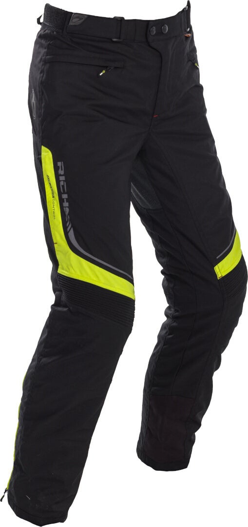 Richa Colorado waterproof Motorcycle Textile Pants black/yellow L Figure 1