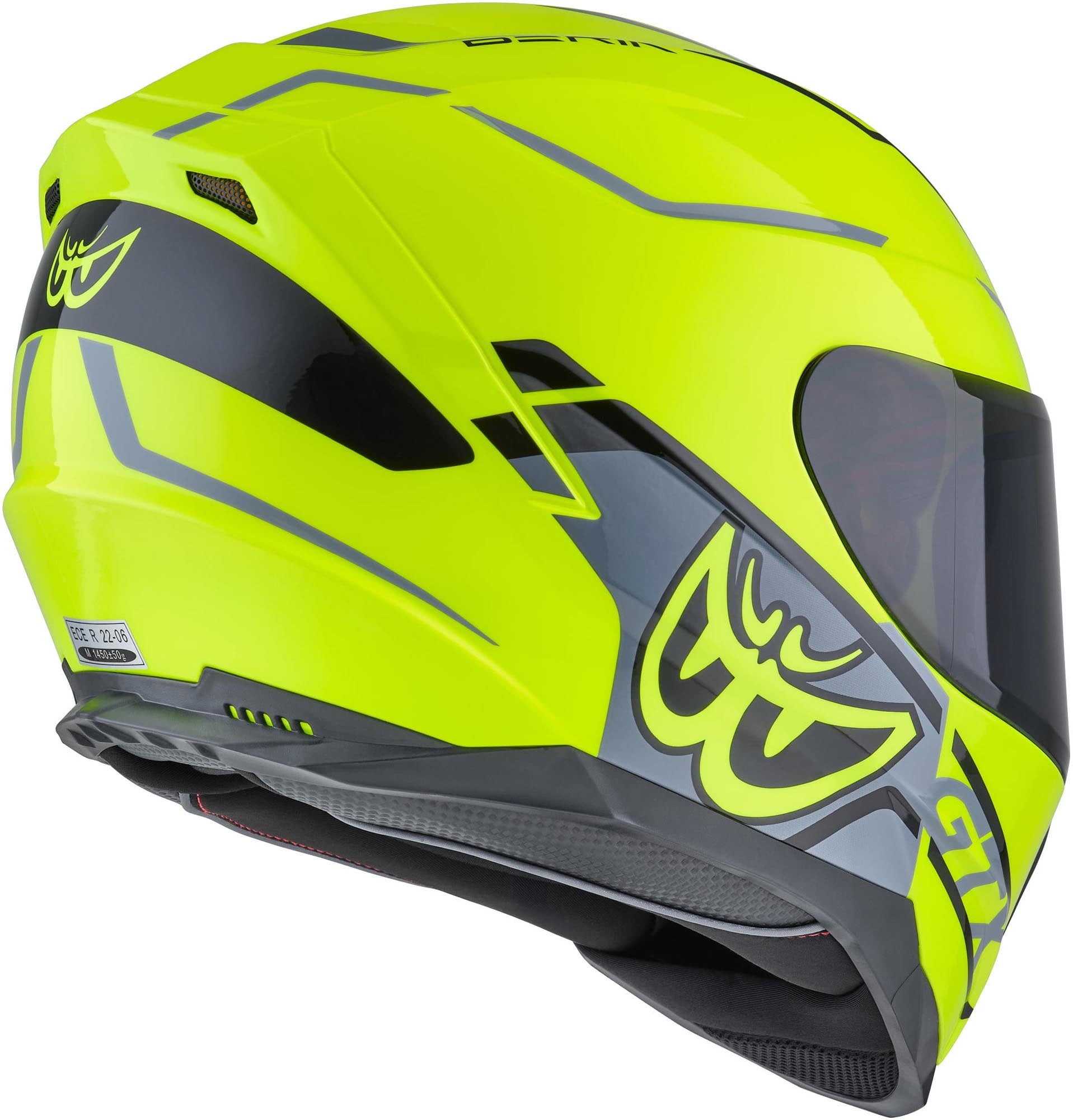 Berik FF869 Arok Helm fluo-gelb/schwarz/grau 2XL Abbildung 5
