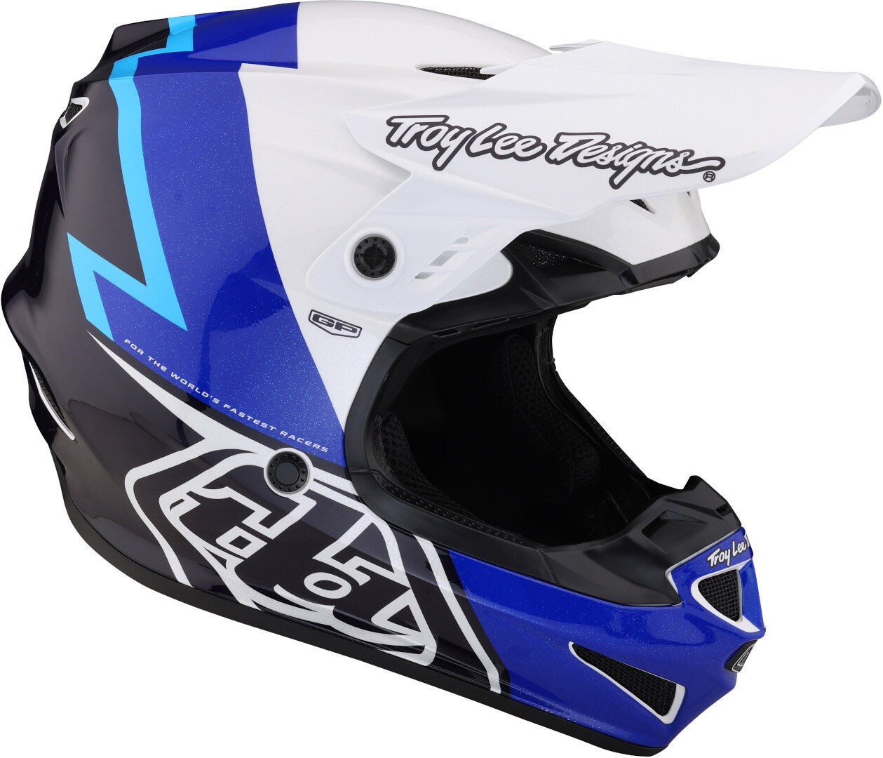 Troy Lee Designs GP Volt Casco da motocross nero/blu/bianco M (57/58) Figura 2